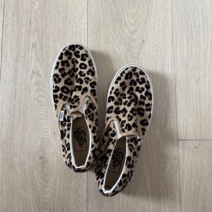 Vans Slip-On Skate Shoe - Leopard size 8